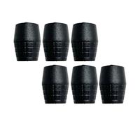 F Fityle 6 Pieces Stand Foot Pads Protector Cap Tip Instrument Accessories Bottom Pads Cover Buffer Rubber Cover, for Tube Dia 22mm