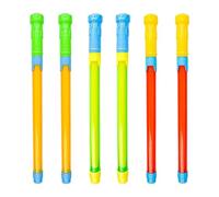 F Fityle 6x Water Squirt Toy Telescopic 16.5-27inch Portable Multipurpose for Summer Block Party Colourful Water Soaker Blaster Toy