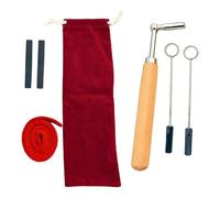 F Fityle 7Pcs Piano Tuning Tools Set Convenient Temperament Strip Piano Tuner Wrench for Music Professionals