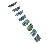 F Fityle 8 Pieces Guitar Fingerboard Inlays Beginner Fret Makers Decorative Professional Fretboard Markers Decals for Bass Ukulele