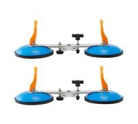 F Fityle 90 Degree Setter with Vacuum Cup Metal Practical Efficient Seam Joining and Leveling for Marble Stones Tile, 2pc