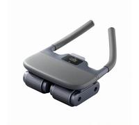 F Fityle Abdominal Exercise Wheel Core Roller Machine With Smooth Padded Support And Non Slip Knee Mat 39x22x1.5cm suitable for home routines core strengthening controlled movement, Grey, Grey