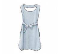 F Fityle Absorbent Pet Bath Towel Robe Wrap Coat With And Microfiber Soft Pullover Vest With Waist Tie And Finished Edges suitable bath spa grooming home use, Array, Blue