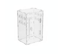 F Fityle Acrylic Terrarium Enclosure Habitat Display Box Transparent Reptile Keeper Ventilated Structure Easy Access Suitable for Pet Observation Indoor Breeding, Small Single Door