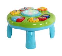 F Fityle Activity Table Educational Toy,Sensory Sound Toy,with Light,Early Learning Play Center for Infant 1 2 3 4 Year Old Kids, green