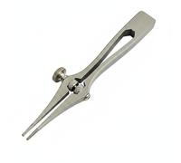 F Fityle Adjustable Spacing Punch Leather Prong Stitching Hole Tool with Screw Adjustment and Secure Hexagonal Grip for Work Suitable for Wallets Belts Bags DIY leathercraft, French Chisel