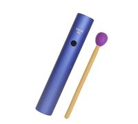 F Fityle Aluminum Alloy Wah Wah Tube Portable Music Instrument Easy to Band Accompaniment Musical Instrument Guiro Shaker Tone, Indigo