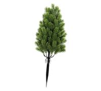 F Fityle Artificial Topiary Tree Artificial Plants Outdoor Realistic Bushes Plants Artificial Greenery Shrubs Decorative Fake Faux Plants with Ground Stake for Porch Planter Wedding Xmas