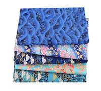 F Fityle Assorted Cotton Patchwork Fabrics - Set of 5 DIY Sewing Cloth Patches, Type 3