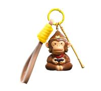 F Fityle Bag Pendant Car Key Chain Couples Keychain Funny Bag Charm Animal Keyring Cartoon Keyring for Key Purse Tote Backpack Handbag, Brown