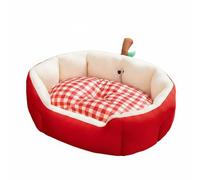 F Fityle Banana Shaped Bed for Pets with Bolster Support Cooling Mesh Cozy Burrowing Soft Cushion Surface designed from PP cotton and suitable for cats and small dogs lounging indoor comfort, Xl