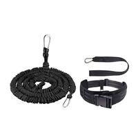 F Fityle Band Swim Resistance Cord Training Belt Pool Tether With Adjustable Strap And Elastic Rope For Controlled Pull And Training Suitable for short pools targeted routines