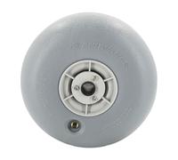 F Fityle Beach Balloon Wheels Inflatable Balloon Tire 4-8 PSI Pressure Range Sturdy 12 inch Heavy Duty Gray for Cart Rolling Beach, 20 Bushing