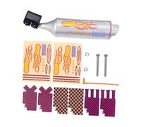 F Fityle Bicycle Exhaust Sound System Accessories Bike Turbo Exhaust Pipe Motorcycle Bike Noise Maker Repair Parts Professional Fittings Boys Bike Accessories Cycling Accessories Audio System