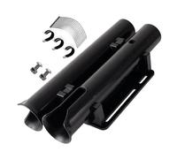 F Fityle Bike Fishing Rod Holder Rod Rack Portable Accessory, Practical, Durability Lightweight, Hold 2 Rods, Fishing Pole Holder