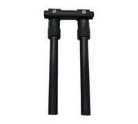 F Fityle Bike Handlebar Aluminum Alloy Folding Replace Part Lightweight High Performance Component Professional Black Accessories, Length 56 cm