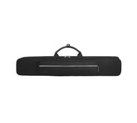 F Fityle Billiard with Structured Hard Pool Cue Bag 8 Slot Organizer for Butt and Shaft Separation Zippered Front Pocket for Chalk Storage Adjustable