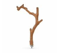 F Fityle Bird Cage Stand Natural Perch Branch Fixing With Quick Install Promotes Grip Strength and Daily Exercise suitable for finches canaries parakeets, Screw fixed type, Small (20-35cm)