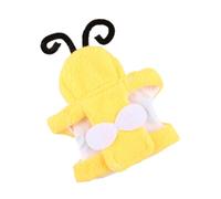 F Fityle Bird Costume Pet Bird Clothes Bee Shaped Fly Suit Small Animals Apparel Bird Hoodie for Sun Conure Parrots Parakeet, M