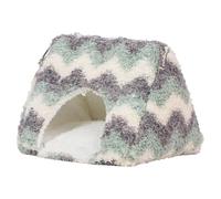 F Fityle Bird Nest Bird Cave Bed Hanging Bird Tent Washable Cute with Removable Mat Winter Warm for Budgie Lovebird Parakeet Hamster, L