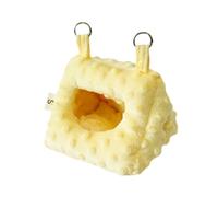F Fityle Bird Nest House Hanging Hammock Parrot Bed Hut for Cockatoo Budgies Lovebird, S