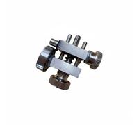 F Fityle Brass Flattene Tenon Shrinker Professional Fitting Tool Adjusting Device Portable Metal Construction Suitable for Shop Servicing Music Schools, Round Screw Type