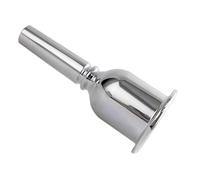 F Fityle Brass Tuba Embouchure Piece Cup Rim Shank Insert Responsive Cup Shape With Smooth Playability And Secure Install Suitable for rehearsal stage performance auditions exams