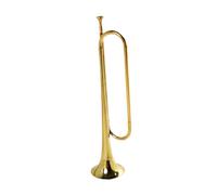 F Fityle Bugle Trumpet Mini Brass Instrument Portable Music Instrument C Key Trumpet Marching Bugle for Students Orchestra Kids Adults