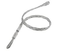 F Fityle Cable Pulling Socks Grip Puller .7 to 3.7inch Diameter Wire 5 Feet Long (Galvanized Steel)