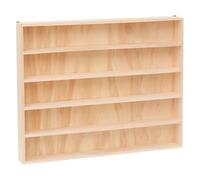 F Fityle Car Model Display Case Showcase Replacement Sturdy 5 Grids Organizer for Doll Action Figures Tiny Dolls Diecast Toys Personal, no Lid