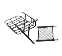 F Fityle Cargo Rack Aluminum Alloy Stylish Versatile for 20 inch Folding Bikes Cycling Carrier Bike Basket Organizer for D7, Black