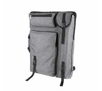 F Fityle Carrier Drawing Bag Sketch Backpack Paint Organizer With Spacious Interior And Side Pockets Suitable for lessons studio practice countryside sketching, Grey, Grey