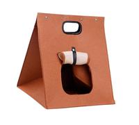 F Fityle Cat Bed Cave with Handle,Household Washable Nest Comfortable Foldable Cat House Cat Hut Tent for Travel Kitty Outside Winter, 40cmx40cmx48cm