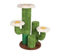 F Fityle Cat Climbing Structure Cat Cat Perch With Central Sisal Post Thick Pads Distinctive Artistic Touch suitable for indoor cats apartments modern decor 100cm