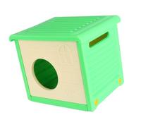F Fityle Cat House for Outdoor Cat Hideaway Weatherproof Cat Bed Outdoor Pet Shelter for Small Pet Hedgehog Kitten Indoor Hamster, beige