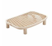 F Fityle Cat Litter Control Pad Double Layer Scatter Tray Pet Mat Easy Cleaning Everyday Use Suitable for Tidier Floors Cleaner Home For Cat Owners, Coffee, Double-layer Cat Litter Control Platform
