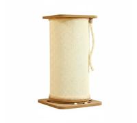 F Fityle Cat Vertical Cat Scratcher Cat Climbing Post Cat Scratch With Wear Resistant Sisal And Built In Rope Toy Encourages Batting Biting Chasing Suitable for indoor areas home protection