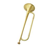 F Fityle Cavalry Trumpet Wind Instrument Easy to Play Emergency Bugle Brass for School Band Party Festival Stage Performance Beginner