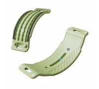 F Fityle Children Balance Board Kids Wobble Board Rocker Board Use Slide Lounge Area Rounded Corners Suitable for indoor play preschool therapy rooms, Array, Green