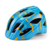 F Fityle Children Headgear Helmet for Kids Featuring Impact Resistant Design Four Features Multi Ventilated Suitable for Skateboarding Gift Giving, Colorful Blue, M 50-55CM