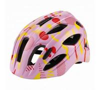 F Fityle Children Headgear Helmet for Kids Featuring Impact Resistant Design Four Features Multi Ventilated Suitable for Skateboarding Gift Giving, Colorful Pink, M 50-55CM