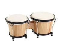 F Fityle Children Percussion Drum Featuring Twin Connected Drum Bodies and Tension Adjustable Hardware for Warm Resonant Tones Suitable for School Music Lessons and