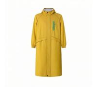 F Fityle Children Raincoat s Hooded Waterproof Rain Jacket Coat with Storage Bag Smooth Water Repellent Shell and Long Sleeve Coverage Extended Length, Array, Pomelo Yellow, 3XL