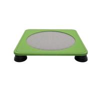 F Fityle Children Trampoline Indoor Trampoline Kids Rebounder Square Trampoline Round Profile Shock Absorbing Feet Quiet Gentle Impact PP EVA Suitable for Bedrooms Playrooms Living Areas, Green