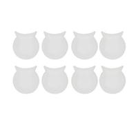 F Fityle Clarinet Thumb Rest Silicone Cushion Support Pad Grip Ergonomic Rounded Pad With Textured Edge Reduces Hand Fatigue And Pressure Simple Installation, White