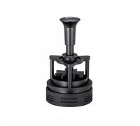 F Fityle Coffee Distributor Espresso Leveler Tamper Tool With Automatic Rotating Leveling And Secure Funnel For Clean Aluminum Alloy Build Suitable for counters workshops, 58MM