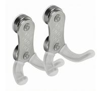 F Fityle Coffee Handle Holder Espresso Accessory Hanger Rack Portafilter Hook Organizer Stainless Steel Mount with Silicone Tips Suitable for Gift Giving Home Organization Coffee Lovers