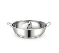 F Fityle Compartment Cookware Yin Yang Soup Pot, 36cm, Without Lid