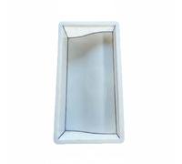 F Fityle Concrete Curb Construction Form S Curve Drainage Edge Profile Design Suitable for Professional Landscaping Site Boundaries, S-Shaped Mold, 60x30x15-7.5cm
