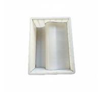 F Fityle Concrete Curb Construction Form S Curve Drainage Edge Profile Design Suitable for Professional Landscaping Site Boundaries, S-Shaped Mold, 60x45x25-10cm